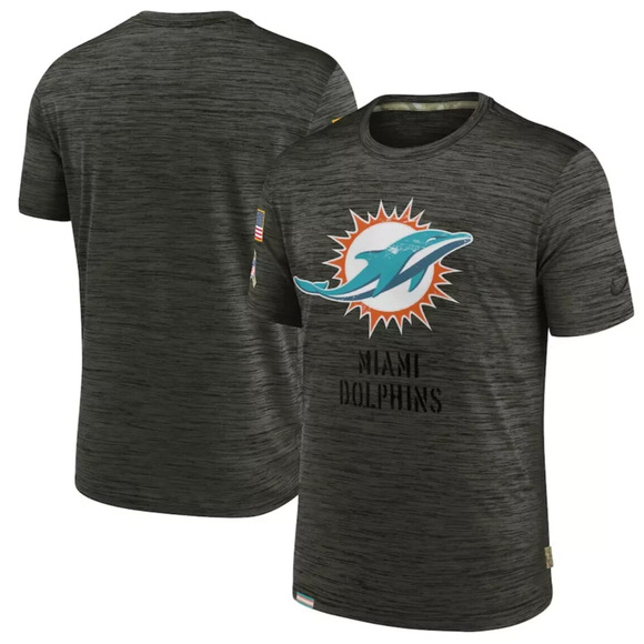 Nike Other - Nike Miami Dolphins 2022 Salute to Service Velocity Team T-Shirt Olive Mens XL